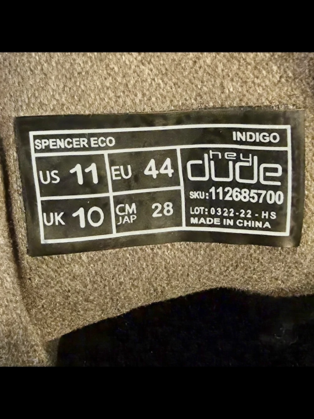 HEYDUDE Spencer Eco Boots (Indigo / Navy)